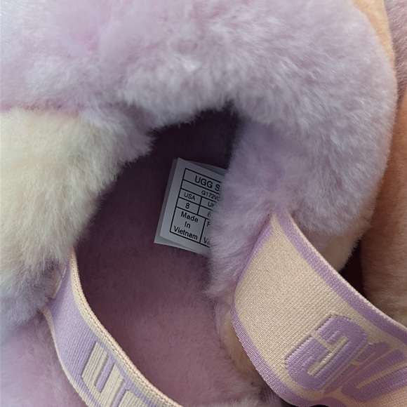 UGG Women's Disco Stripe Slippers Platform Slide Sandals - Picture 5 of 5